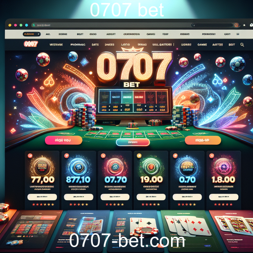 Descubra as Melhores Promoções da 0707 Bet